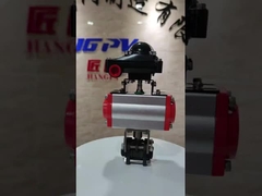 Πνευματική βαλβίδα σφαιρίσματος 3PC με τροχιά