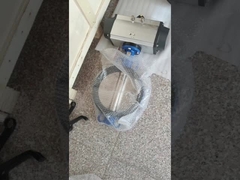 Κύλινδρο τύπου πεταλούδας από ανοξείδωτο χάλυβα με επένδυση PTFE και πνευματικό ενεργοποιητή